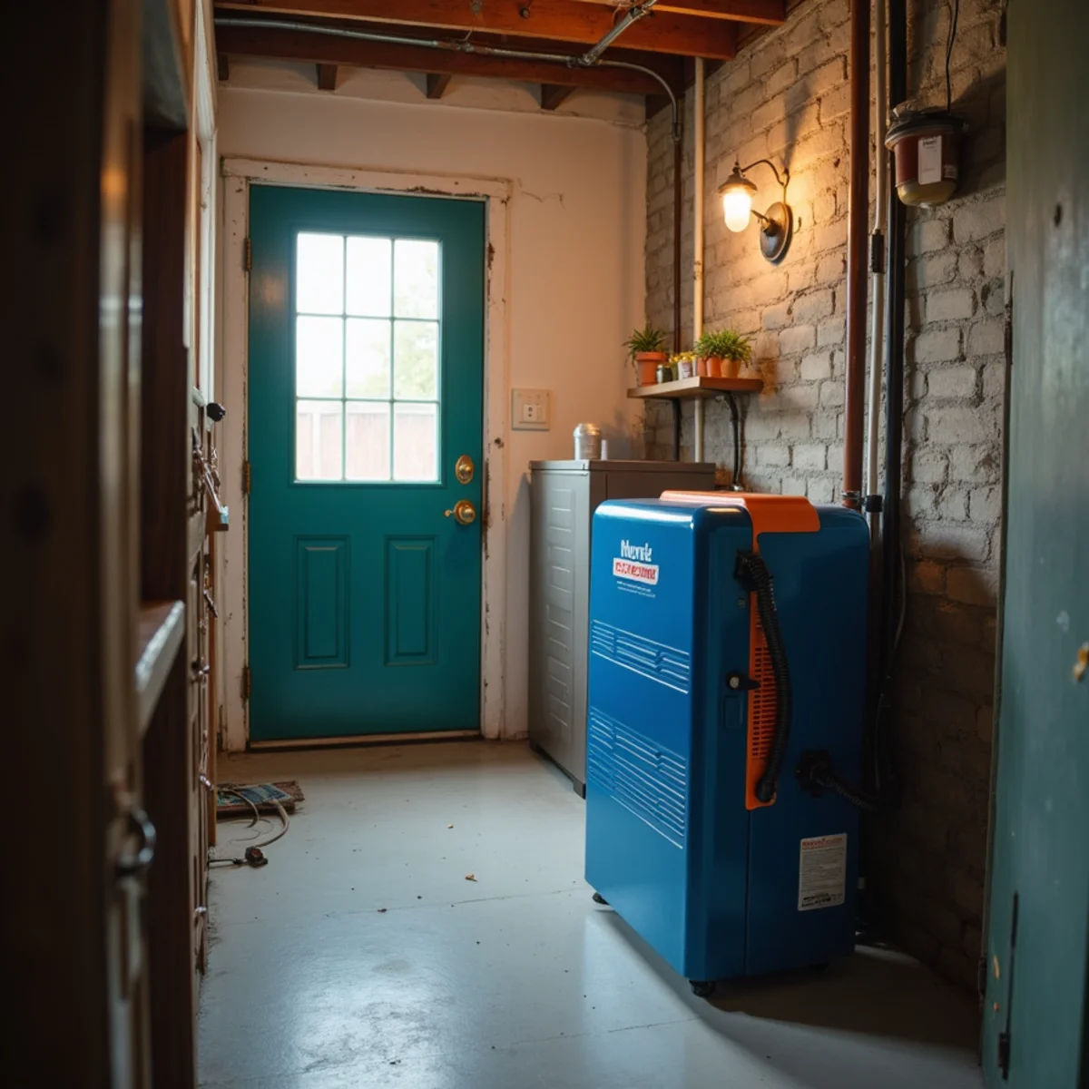Dehumidification controlling moisture in a Pittsburgh basement