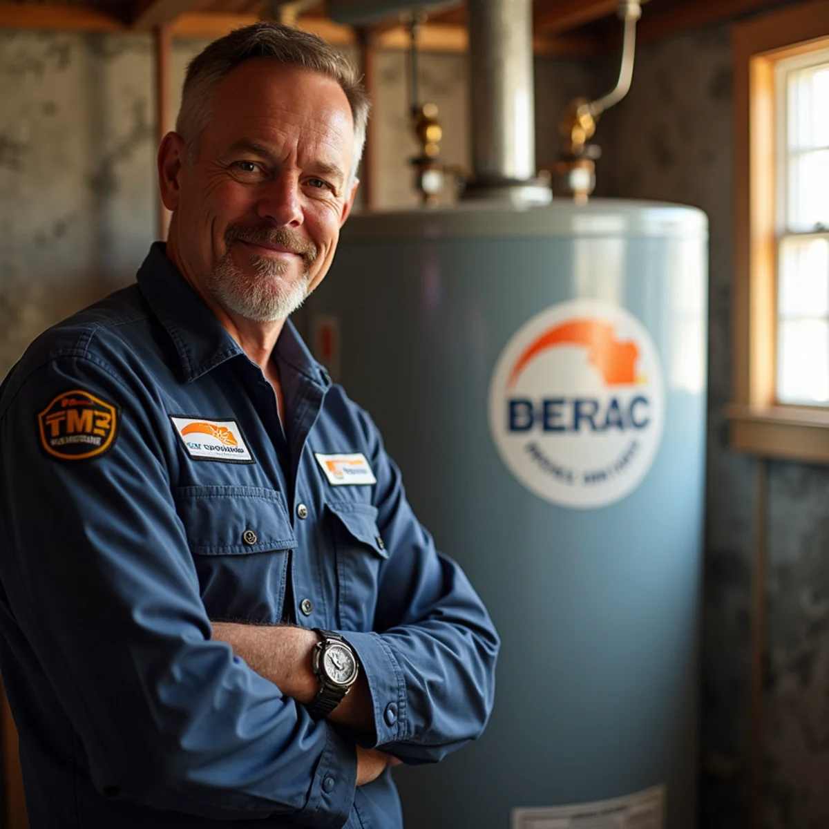 Oil tank in a Western Pennsylvania basement being considered for gas conversion