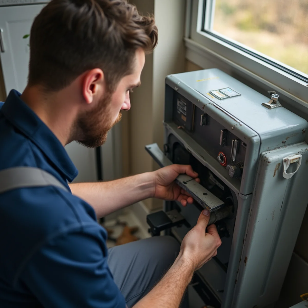 HVAC service at a Baldwin, PA home by Werth-Aire