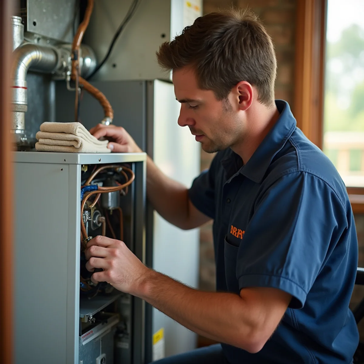 HVAC service at a Bethel Park, PA home by Werth-Aire