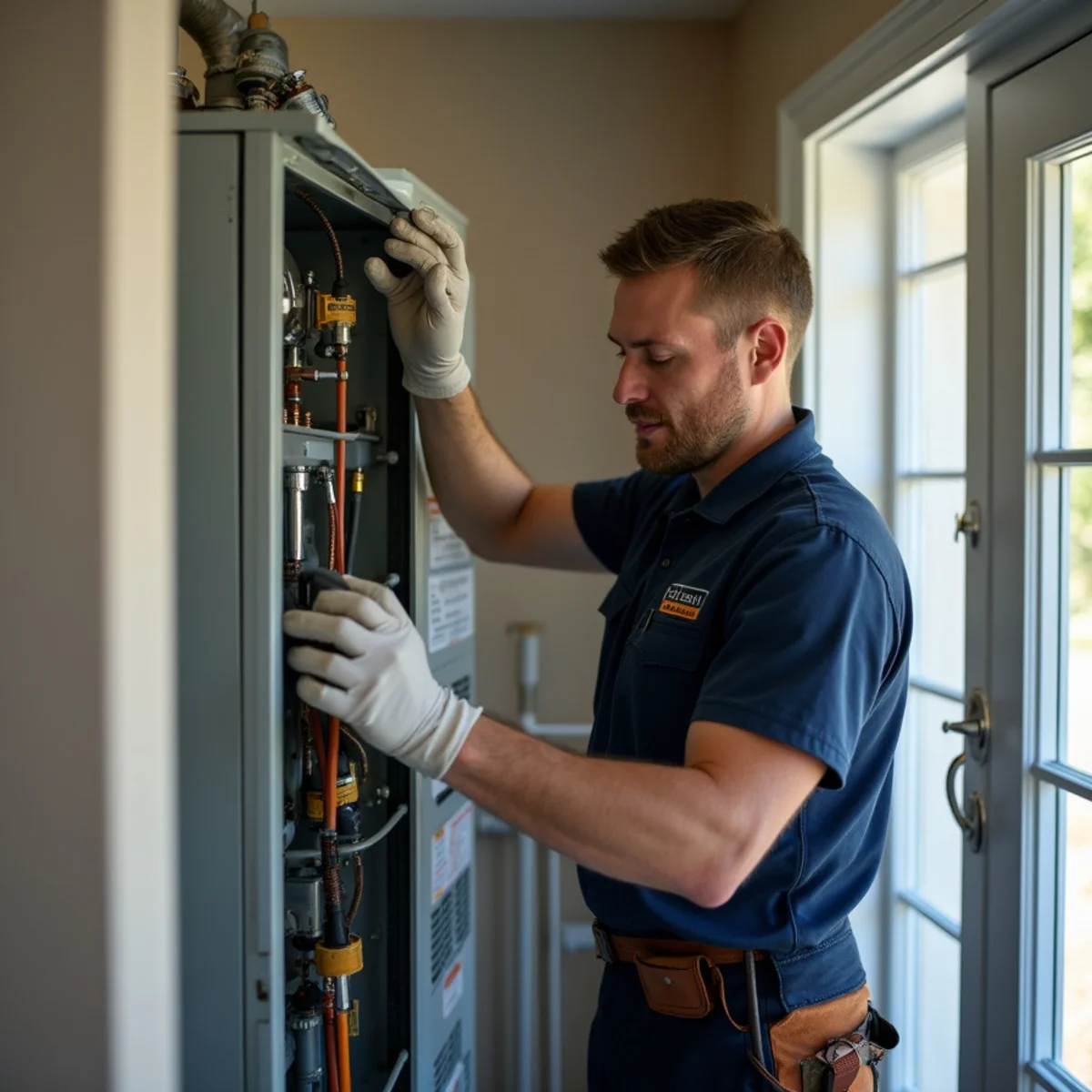 HVAC service at a Cecil Township, PA home by Werth-Aire