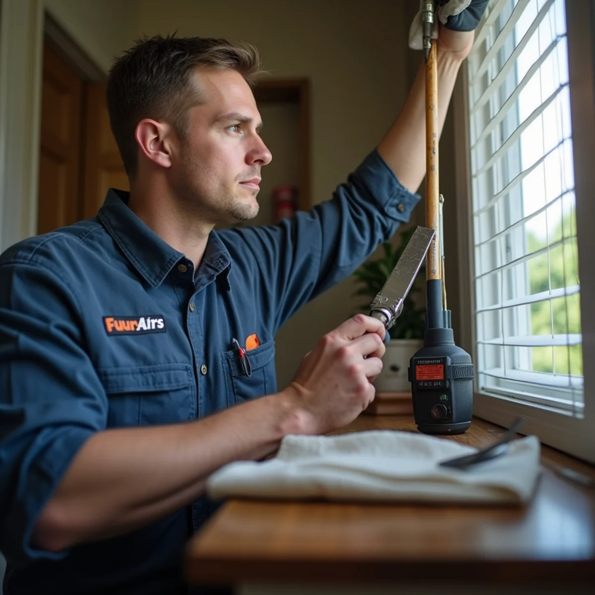 HVAC service at a Coraopolis, PA home by Werth-Aire