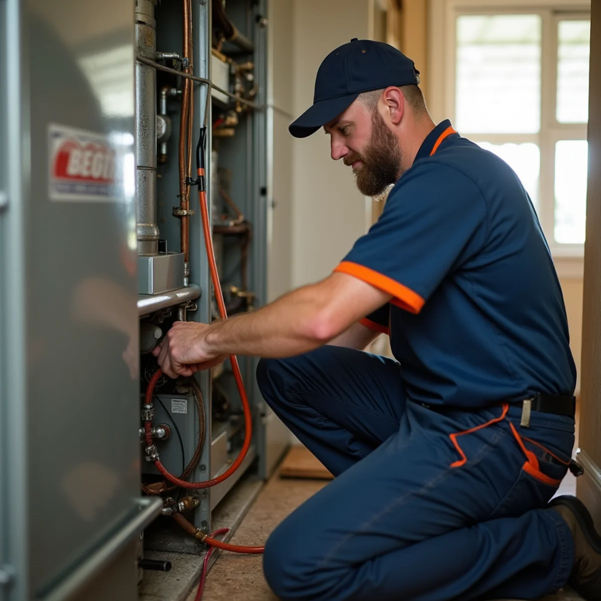 HVAC service at a Ellwood City, PA home by Werth-Aire