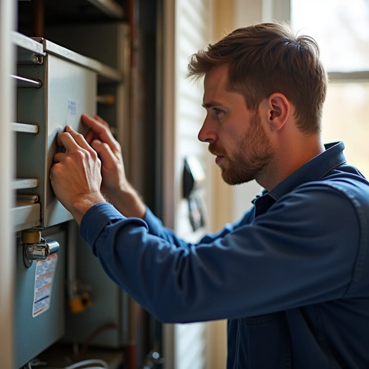 HVAC service at a Mount Lebanon, PA home by Werth-Aire
