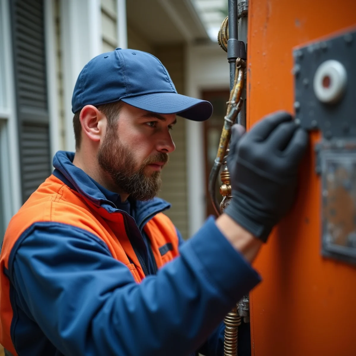 HVAC service at a New Castle, PA home by Werth-Aire