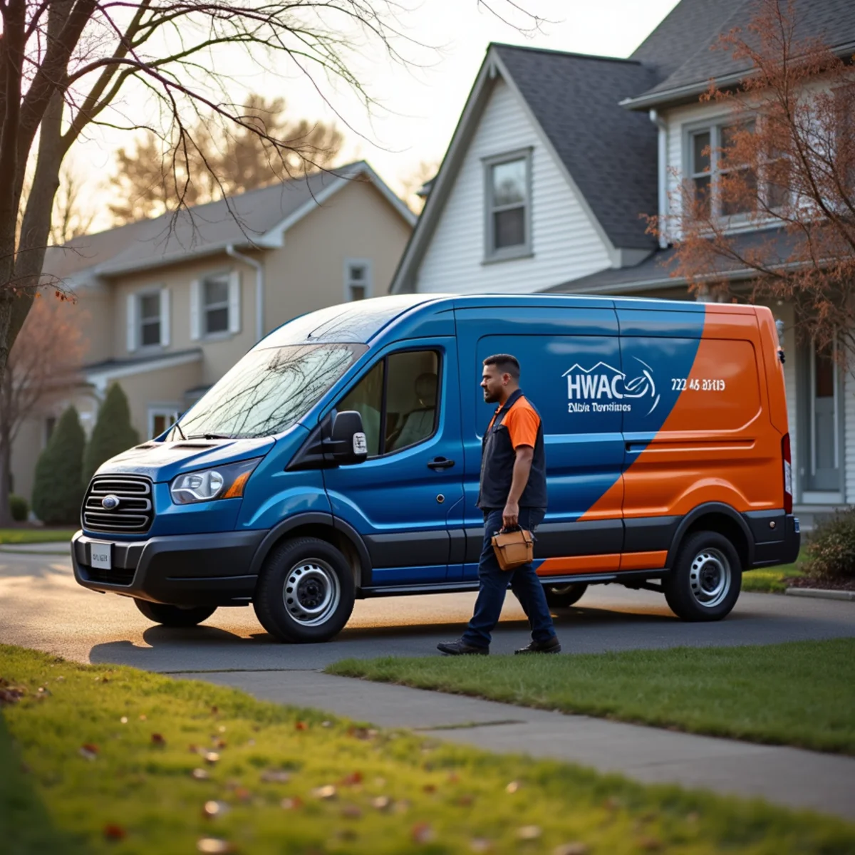 Werth-Aire technician at an Ohio Township, PA home near the I-79 corridor