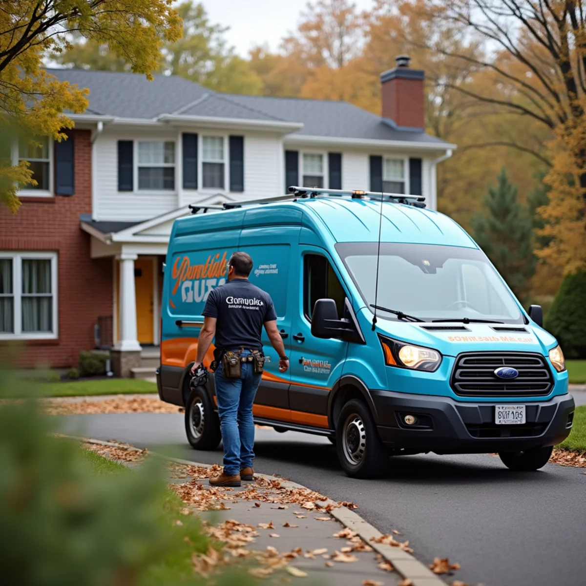 Werth-Aire technician repairing a furnace in a Penn Hills, PA home